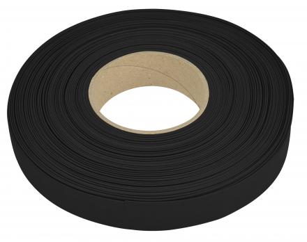 UIS-R100 22.8-11-050 BLACK ROLL Термоусадочная трубка. рулон 50м. Диаметр до усадки 22.8мм. после 11мм. Черный. ТМ Uniel.