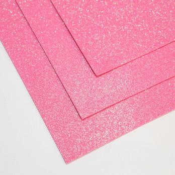 VR-FE4 40T13-S60X70-HPL5EIG011 Shimmer Marshmallow rosa-Розовый зефир Фоамиран мерцающий. толщина 1.5мм. лист 60x70см. в пачке из 10 листов. TM Volpe Rosa