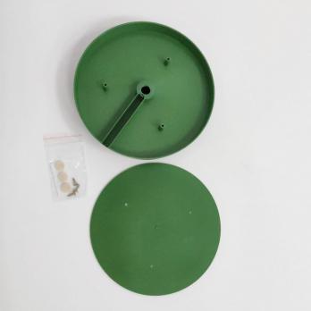 UFP-T60N GREEN Подставка D150мм для изготовления настольного светильника. под трубу D16мм. Зеленый. ТМ Uniel