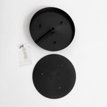 UFP-T60N BLACK Подставка D150мм для изготовления настольного светильника. под трубу D16мм. Черный. ТМ Uniel