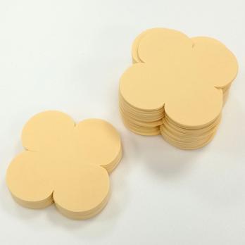 VR-FE4 35T13-R100-HPL28CEF065 CUT701 Rosa Tea-Чайная роза Фоамиран. толщина 1.3мм. Вырубка Четырехлистник. 9х9см. TM Volpe Rosa