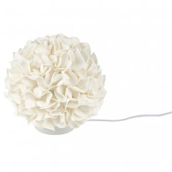 ULW-R07 T-3000K-150C-A Гортензия Белый-Белый Светильник светодиодный со сменной лампойв-к. E27. теплый белый свет 3000K. Плафон D150мм. прозрачный. Белое основание. TM Uniel