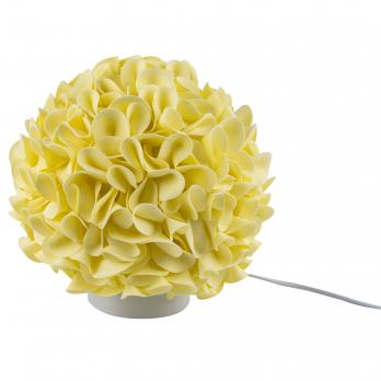 ULW-R07 T-3000K-150C-A Гортензия Белый-Лимонад Светильник светодиодный со сменной лампойв-к. E27. теплый белый свет 3000K. Плафон D150мм. прозрачный. Белое основание. TM Uniel